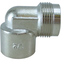 BONFIX Aansluitstuk chroom haaks 1/2" bi x M24