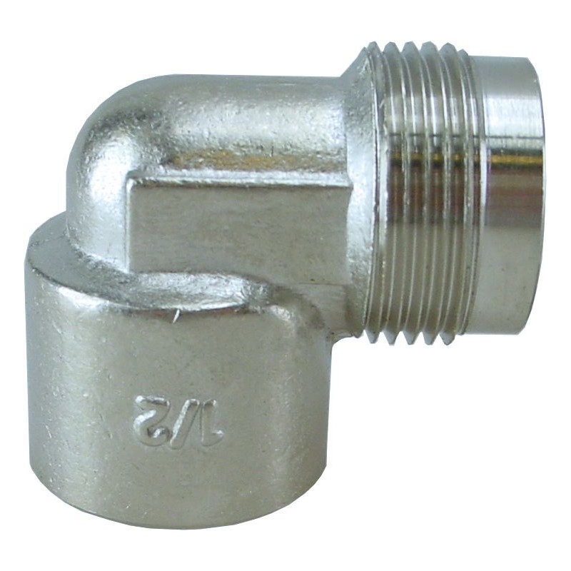 BONFIX Aansluitstuk chroom haaks 1/2" bi x M24