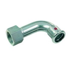 BONFIX M-press C-staal bocht 90° 2" bi.dr. x 54 mm