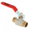 BONFIX Kogelkraan 1/2" - 2 x buitendraad - rode hendel - PN25