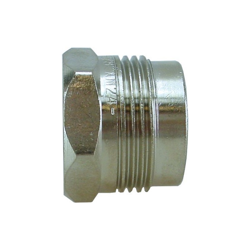 BONFIX Aansluitstuk chroom recht 3/8" bi x M24