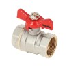 BONFIX Kogelkraan  1" - 2 x binnendraad - vlindergreep - PN25