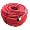 Kabelbeschermingsbuis flex 40mm Rood+ trekkoord R50m