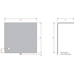 Roval Duplotrim verbinding 60mm