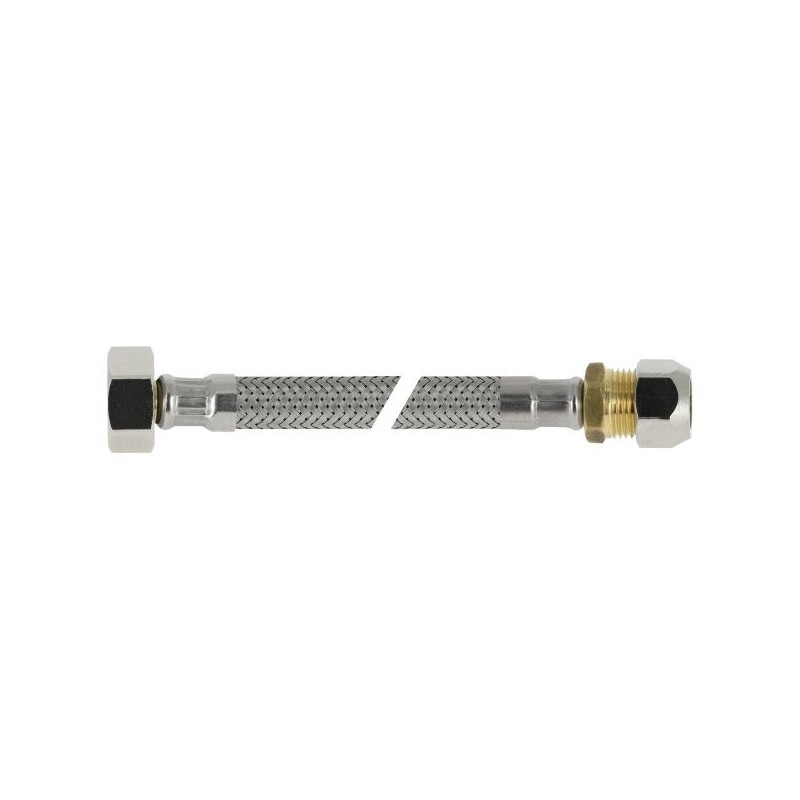 BONFIX RVS flexibele aansluitleiding 50cm 3/8" bi.x 10 mm knel