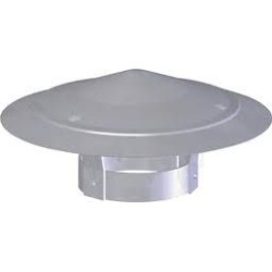 Gegalvaniseerde regenkap 92/98 mm