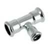 BONFIX M-press RVS-water T-stuk 28 x 18 x 28 mm