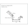 gootbeugel Klang+Lip 25x5mm 45 graden model 3 Bak 30