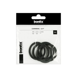 BONFIX Gummiring 6/4" (44 x 35 x 2 mm) 5 stuks