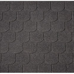 IKO shingle Superglass Biber Black (01) - 2,00 m2