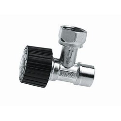 BONFIX Hoekstopkraan 3/8" x 12 mm soldeer messing vertind