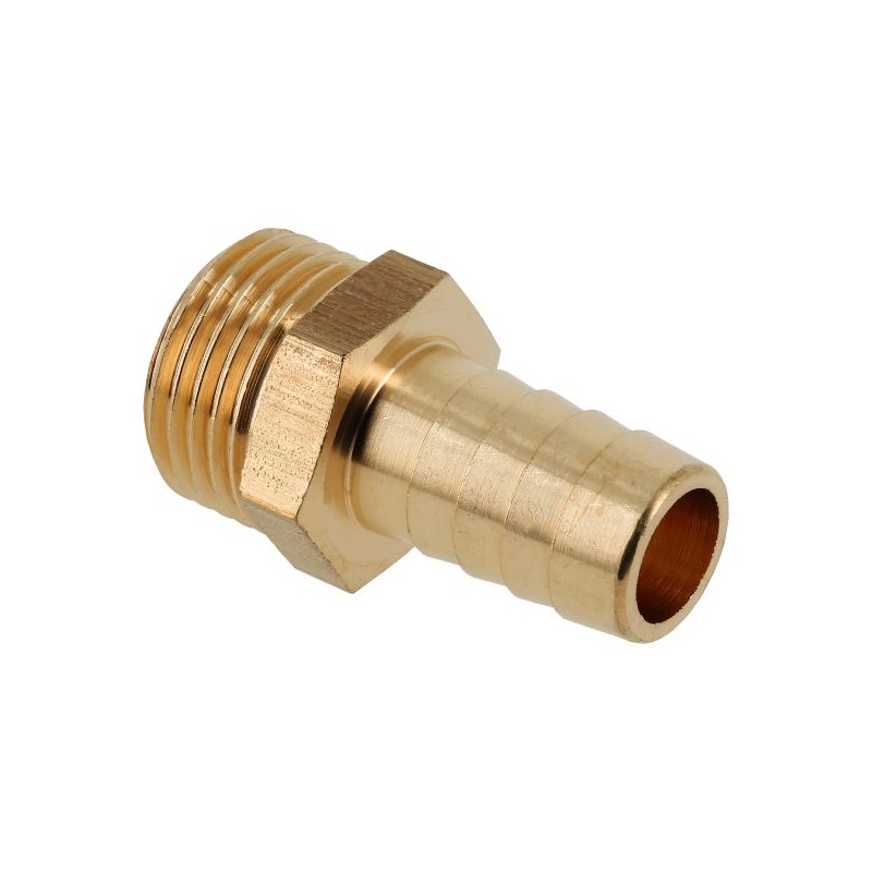 BONFIX Draad messing slangpilaar 3/8" buitendraad x 8 mm