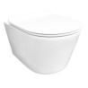 Sity wandcloset rimless toiletzitting softclose glans wit