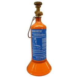 Hasmi Karweifles 1 liter Naadloos met afsluiter aansluiting 3/8" Links