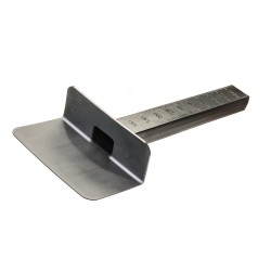 Trilago kiezelbak 90 graden 60 x 100 mm  - lengte uitloop 600 mm