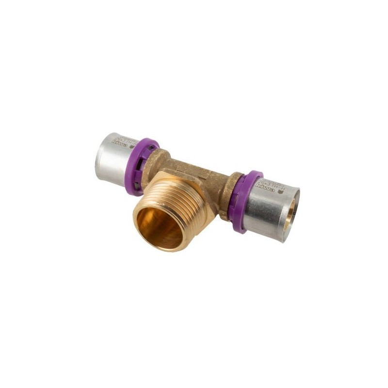 BONFIX Alu-pers T-stuk 26 x 1" bu.dr. x 26 mm