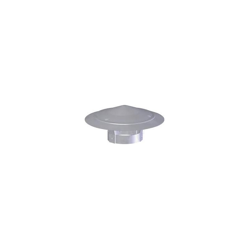 Gegalvaniseerde regenkap 115/120 mm