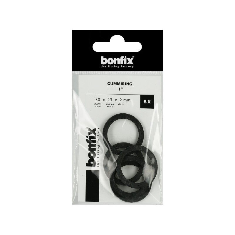 BONFIX Gummiring 1" (30 x 23 x 2 mm) 5 stuks