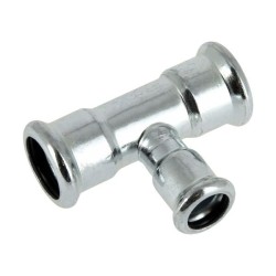 BONFIX M-press RVS-water T-stuk 22 x 18 x 22 mm