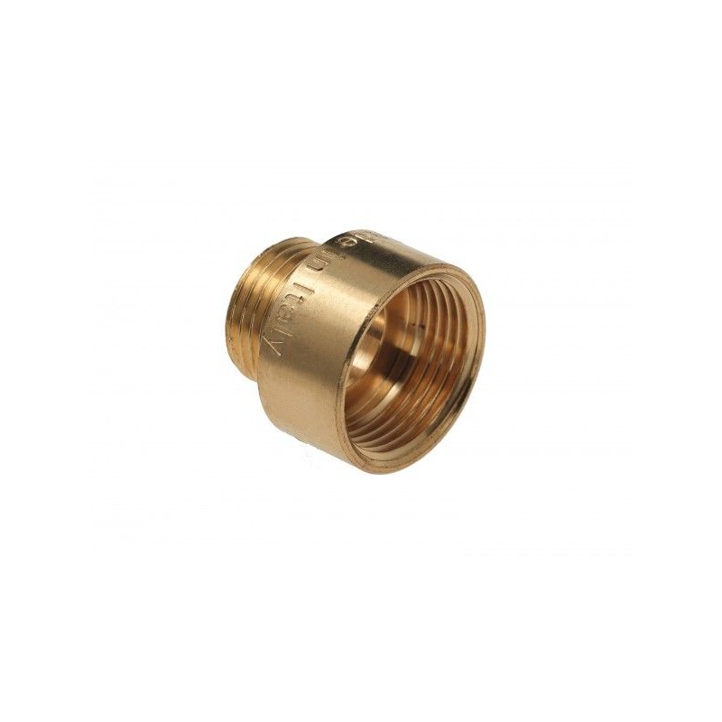 BONFIX Draad messing neusstuk 1/2" bi.dr. x 1/4" bu.dr.