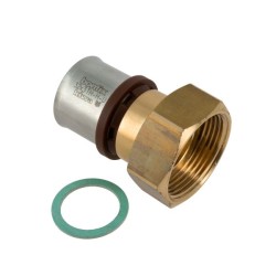 BONFIX Alu-pers 2-delige koppeling met losse moer 1 1/4" bi. x 32 mm