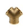 BONFIX Draad messing Y-stuk 2" bi.dr.