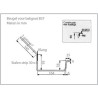 gootbeugel Klang+Lip 30x5mm 45 graden model 3 Bak 37