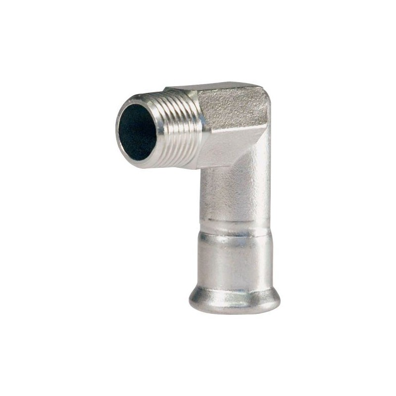BONFIX M-press RVS-water kniekoppeling 1" bu.dr. x 28 mm