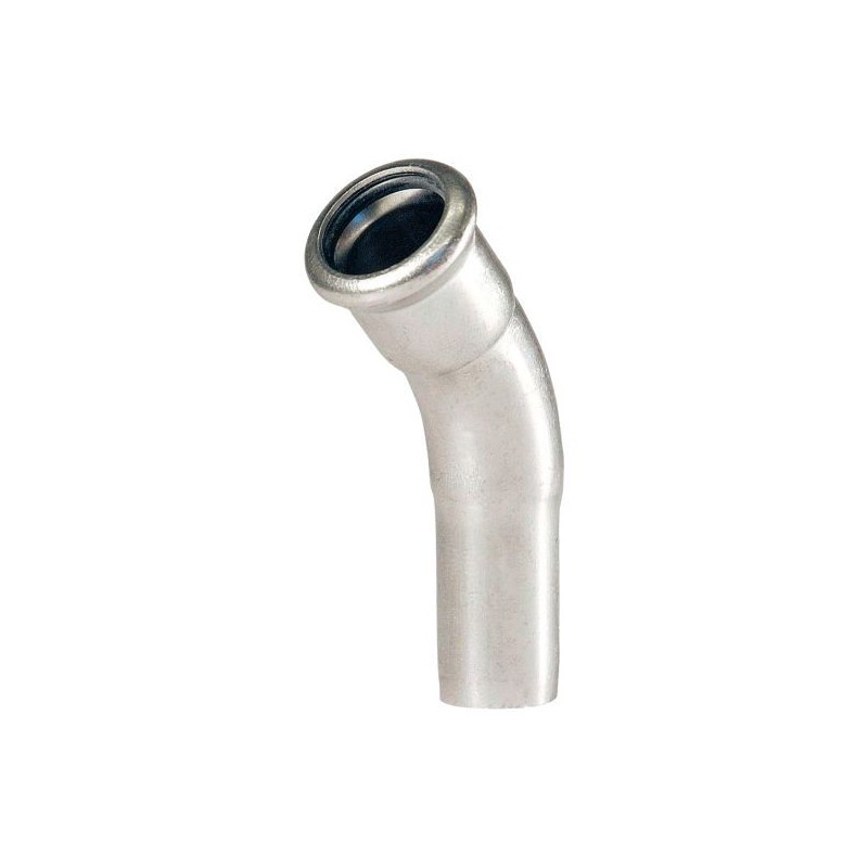 BONFIX M-press RVS-water insteekbocht 45° 54 x Ø54 mm