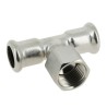 BONFIX M-press RVS-water T-stuk 108 x 3/4" bi.dr. x 108 mm