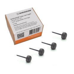 Loden siernagel rond model pen 40mm - 4 stuks
