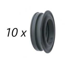 Geka Rubberring NBR (-10 tot +90 grC) zwart - set a 10 stuks