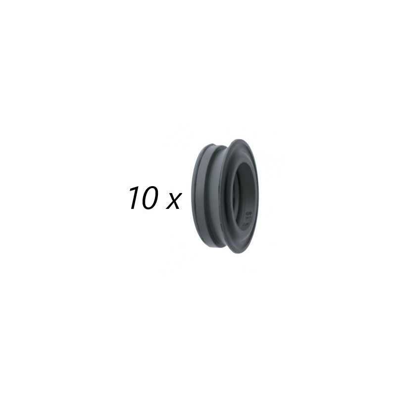 Geka Rubberring NBR (-10 tot +90 grC) zwart - set a 10 stuks