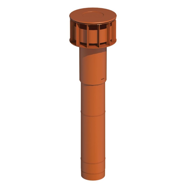 Ubbink Multivent Basis dakdoorvoer 131 - 980 mm - rood