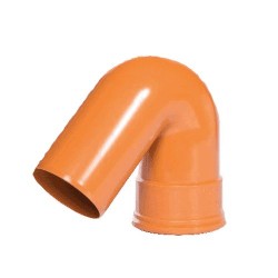 Pipelife HWA Sifon bocht 135gr. 110mm Mof x Spie Roodbruin