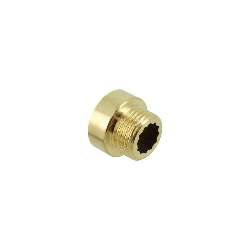 BONFIX Draad messing kraanverlengstuk 1/2" L25mm