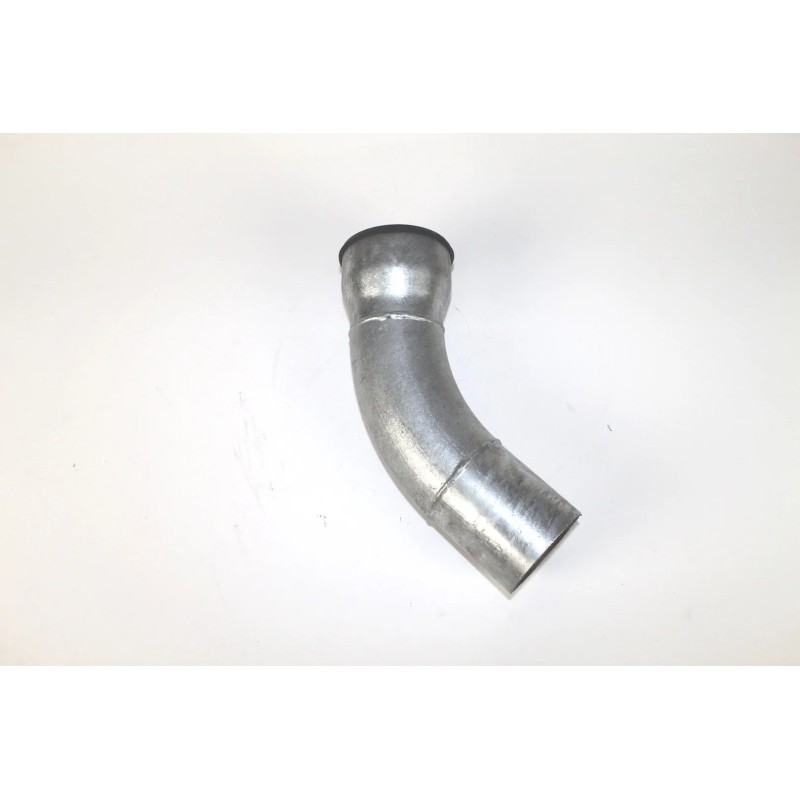 gegalvaniseerde bocht voor ondereind Feyts 80mm 45 gr. met manchet