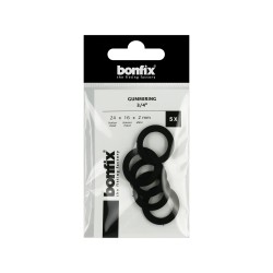 BONFIX Gummiring 3/4" (24 x 16 x 2 mm) 5 stuks