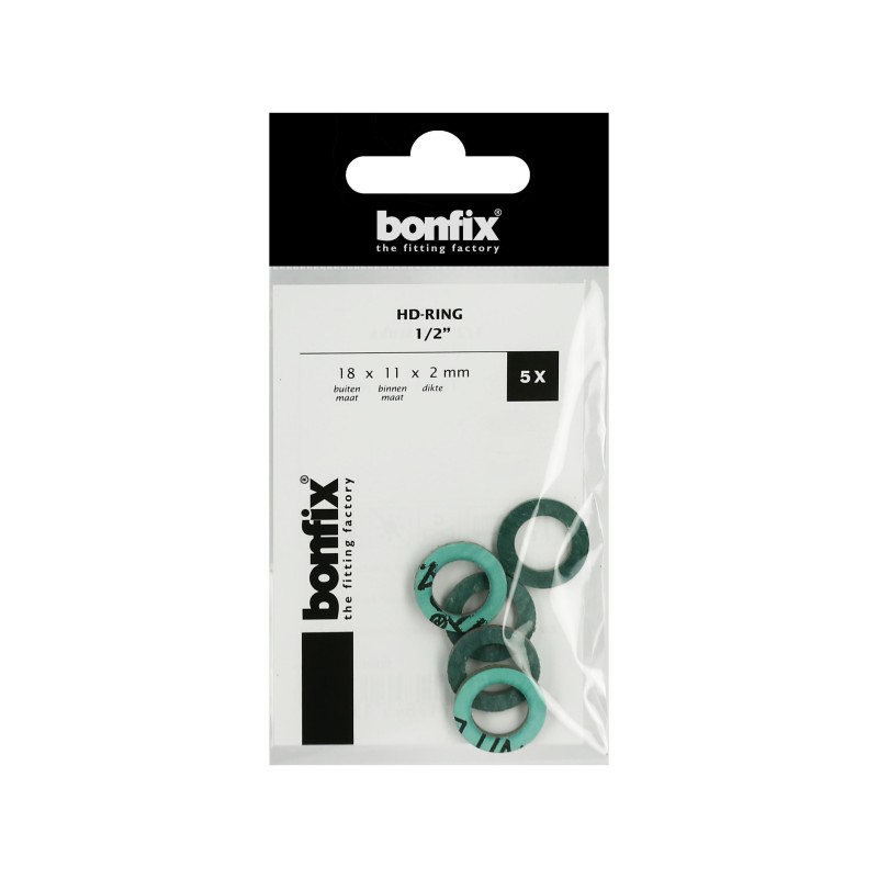BONFIX HD-ring 1/2" (18 x 11 x 2mm) - zakje a 5st