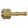 Hasmi Slangpilaar met wartelmoer 3/8" linkse binnendraad