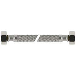 BONFIX RVS flexibele aansluitleiding 50cm 1/2" bi. x 1/2" bi.