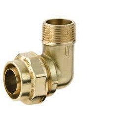 Beulco PE koppeling 90° conische buitendraad 3/4" x 25 - 2,3mm