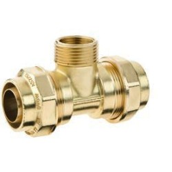 Beulco PE koppeling T-stuk 2 x (63 - 6,8mm) x (2" bt en 1-1/2" bi)