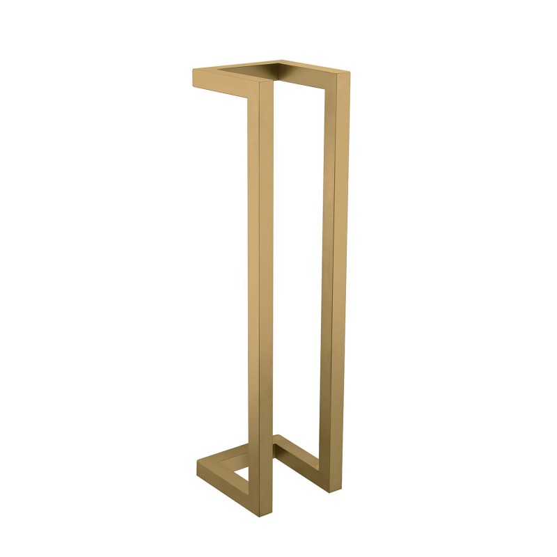 Loft handdoekrek 50 x 12.5 x 12.5 cm geborsteld messing PVD
