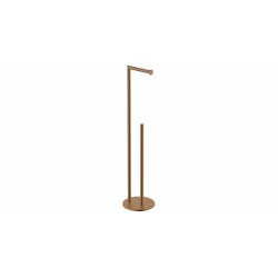 Alonzo toiletrolhouder reserverolhouder vrijst. geborst.brons koper