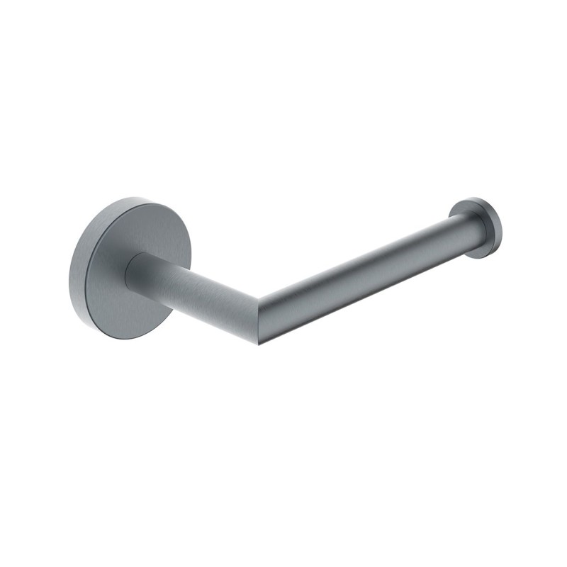 Alonzo toiletrolhouder met vaste arm gunmetal PVD