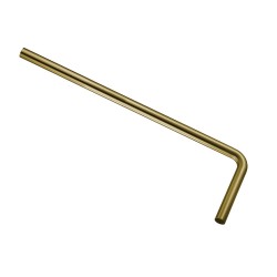 UniMatch vloerbuis 75 x 22 x 3,2 cm geborsteld messing PVD