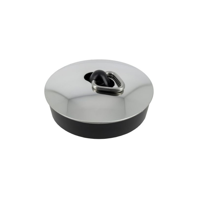 BONFIX Plug 45,5 mm zwart / chroom
