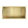 Demis inbouwnis 60 x 30 x 7 cm geborsteld brons koper pvd