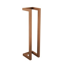 Loft handdoekrek 50 x 12.5 x 12.5 cm geborsteld brons koper PVD